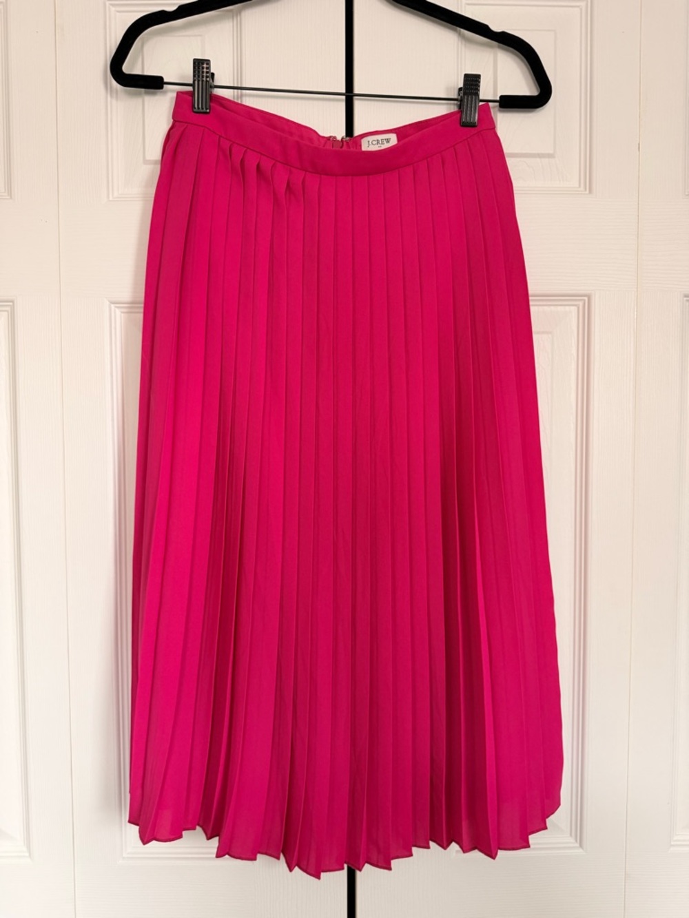 J. Crew Pleated Maxi Skirt - Fuchsia - Picture 5 of 5